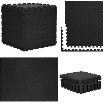 SPRINGOS Пъзел от гъба 118x90cm - черен (FM0022)