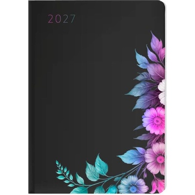 Floral A5 denní 2027