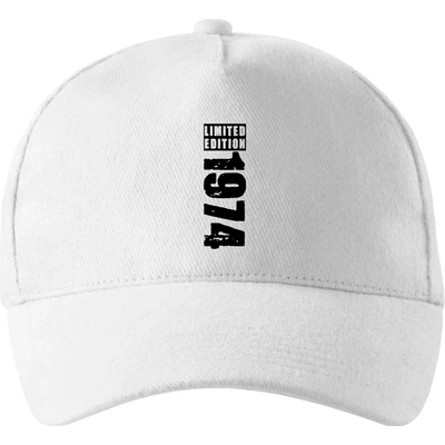 Limited edition 1974 pruh so zahnutým šiltom a látkovou sponou Biela