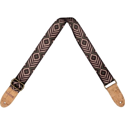 Cascha CUS-VC9 Vegan Cork Green Chevron Колан за укулеле (CUS-VC9)