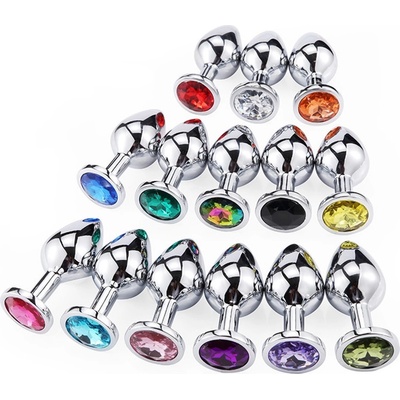 Alive Mini Metal Butt Plug Anal Pleasure Oranžová S – Sleviste.cz