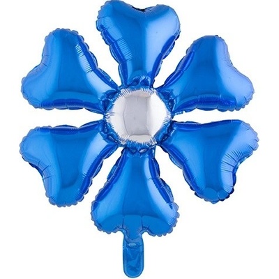 Foliový balónek květina modrá