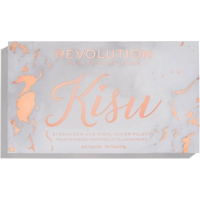 Revolution Beauty X Kisu Shadow & Highlighter Palette Сенки палитра 16, 2gr