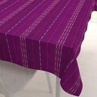 Biante bavlna ubrus Olivia OL-002 Proužky na fialovém 80x120cm