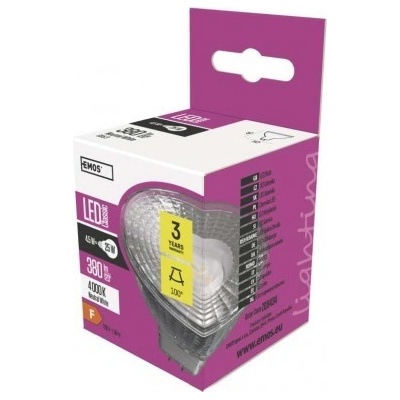 EMOS Lighting LED žárovka Classic MR16 4,5W GU5,3 neutrální bílá