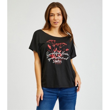 Sam 73 Черна дамска тениска с щампа SAM73 Circinus Sam 73 | Cheren | ЖЕНИ | M
