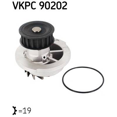 Vodní čerpadlo, chlazení motoru SKF VKPC 90202