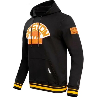 Boston Bruins Pro Standard Retro Classic Fleece Pullover Hoodie Black