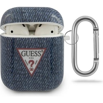 Guess Калъф Guess Blue Jeans за Airpods, черен/син (3700740485651)