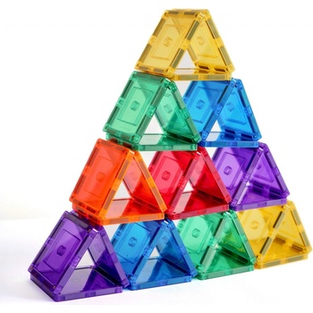 Learn & Grow Magnetická stavebnice - Small Square Pack (36 ks)