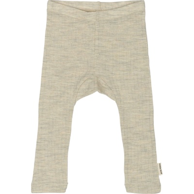Mikk-Line Mikk line dětské vlněné legíny 6018 Melange OffWhite