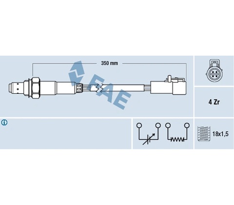 Lambda sonda FAE 77170
