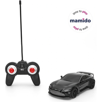 Mamido Aston Martin 2022 Auto na dálkové ovládání V12 Vantage R/C černá 1:24