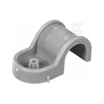 Rawlplug Plastic holder for installation tubes, single, floor-mounted, PA, diameter 18 mm R-SC40-PCS-18