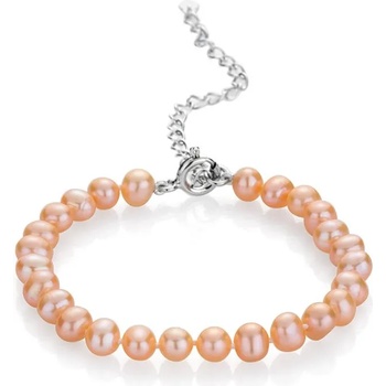 Image 1 of Swan Гривна със сладководни розови перли 5.5-6мм R0435BR Swan