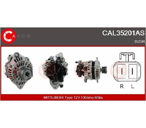 Generátor CASCO CAL35201AS