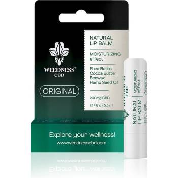 weednesscbd Натурален балсам за устни с овлажняващ ефект и 4% cbd