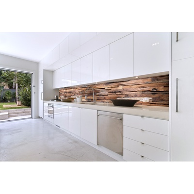 DIMEX ART Фототапет за кухня - дървена стена 420 x 60 см