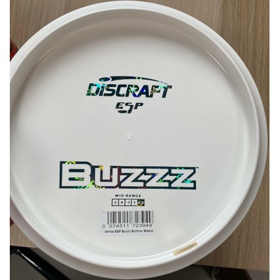 BUZZZ - ESP (Discraft) bottom stamp Bílý