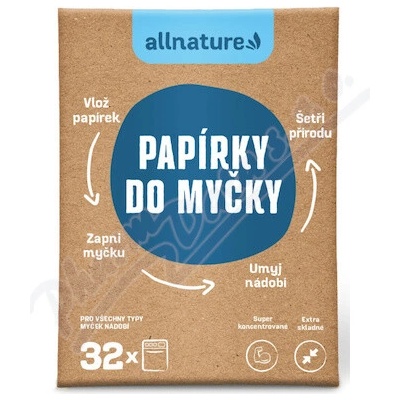 Allnature Papírky do myčky 32 ks