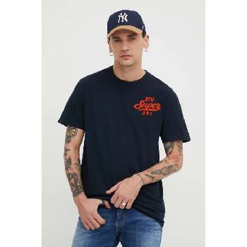 Superdry Памучна тениска Superdry в тъмносиньо с апликация (M1011914A.98T)