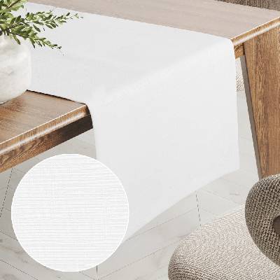 Biante Teflónový behúň na stôl - Paris TF-004 Biely 35x180 cm