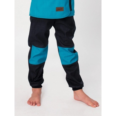 Drexiss Softshellové kalhoty jaro podzim BLACK PETROL