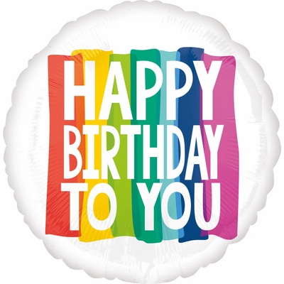 Fóliový balónek “Happy B Day To You” 71 cm