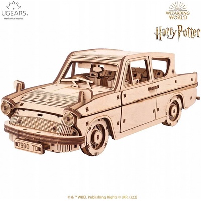 Ugears 3D mechanické puzzle Harry Potter Lietajúci Ford Anglia 246 ks