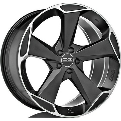 OZ ASPEN 9x21 5x120 ET30 matt black diamond cut