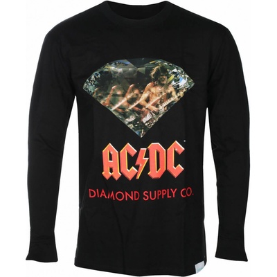 Tričko pánske s dlhým rukávom Diamond X AC/DC black