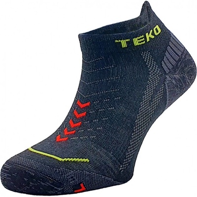 TEKO Ниски ултралеки чорапи за бягане MERINO eco RUN 1.0 ULTRA, черни (TEKO5501BLK)