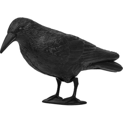 J.A.D. TOOLS plašič ptáků havran sedící 38cm plastový