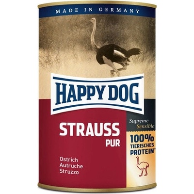 Happy Dog Strauss Pur Pštrosie mäso 400 g