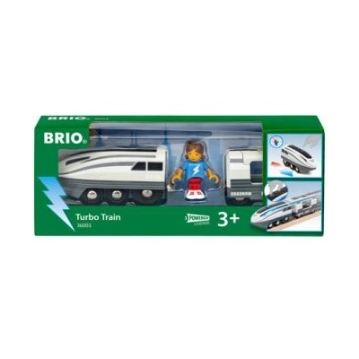 BRIO Влаков комплект с вагон и оътник - Turbo Train - Brio (36003_1)