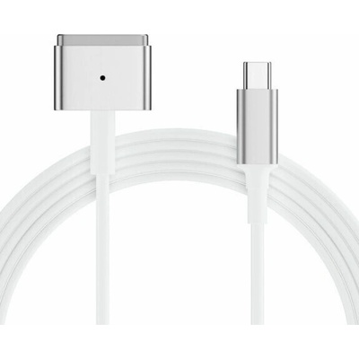AppleKing d036 nabíjecí USB-C na MagSafe 2 (tvar T) pro MacBook 1,8m bílý