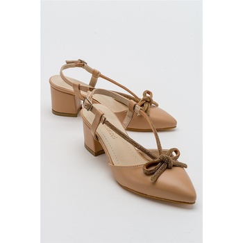 Moda Trend Дамски сандали с декоративни камъчета - Бежови #381761 (381761_Бежов)