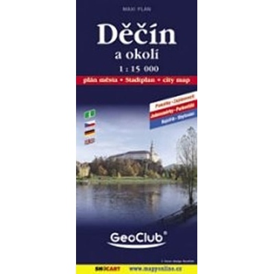 Plán města Děčín a okolí