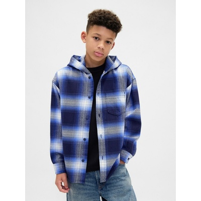 GAP Детска фланелена риза с качулка GAP GAP | Sin | Момчешки | XS