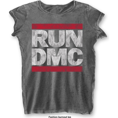 Run DMC tričko DMC Logo Žena Šedá