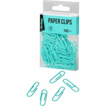 Image 1 of Berlingo Кламери Berlingo, сини, 100бр. в опаковка (OK43559)