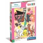 Clementoni -CLE puzzle 104 SuperKolor Aristocats 25048