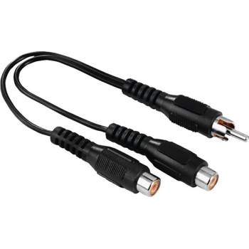 Hama Кабелен разпределител hama 1rca/2rca черен 00205183 (00205183)