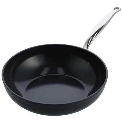 GreenPan Nepriľnavá keramická wok panvica Barcelona Pro 28 cm čierna (CC005326-001)