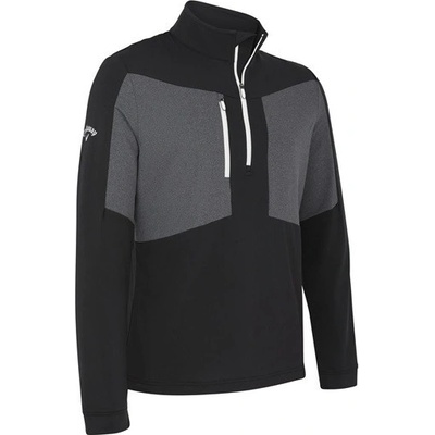 Callaway Aquapel 1/2 zip Mixed Media Caviar
