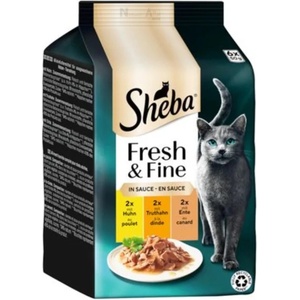 Sheba Fresh & Fine chicken, turkey & duck 6x50 g