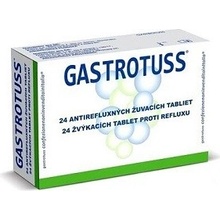 Gastrotuss tabliety žuvacie antirefluxné 24 ks