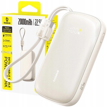 Image 1 of Baseus EnerFill FC21 QPow 3 Ultra 20000mAh 22.5W Power Bank, Bézs (6932172692513)