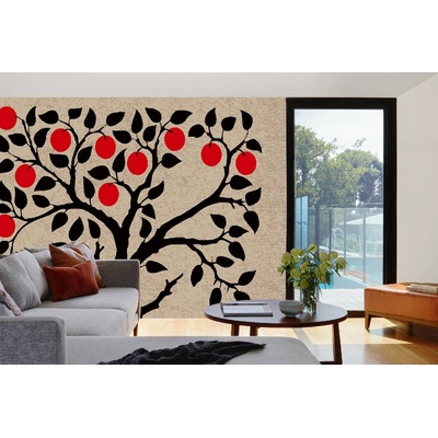 DIMEX ART Самозалепваща се флизелинова фототапета ябълково дърво 375 x 250 см