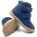 Protetika chlapecké zimní barefoot boty DARYK NAVY, PRO-tex modrá